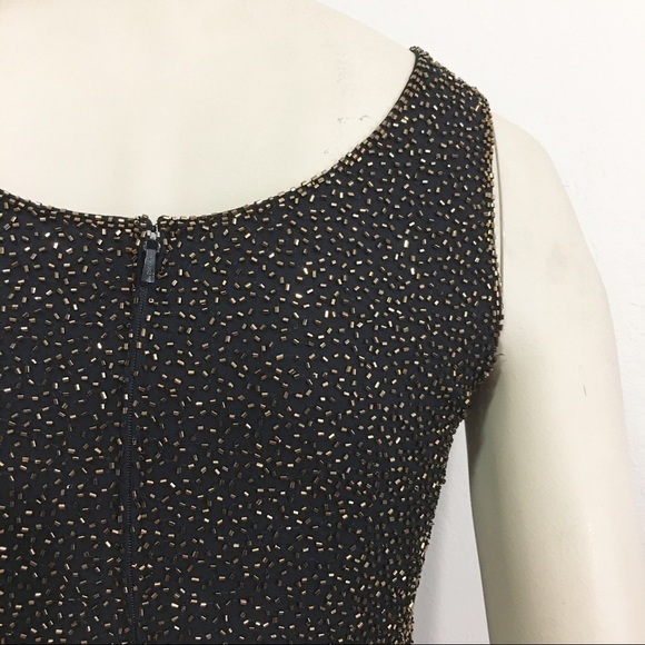 Bieff Basix little black dress Silk Beaded - Picture 6 of 7